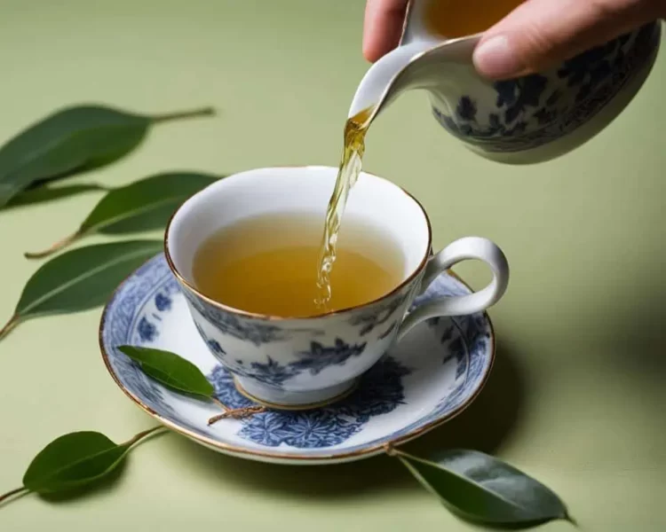 Chá antifúngico para candidíase feito com ervas de Crajiru