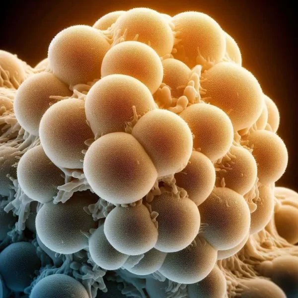 visão macroscópica dos fungos candida responsavel pela infecção em humanos.